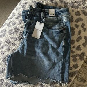 Judy Blue Frayed Hem Denim Shorts